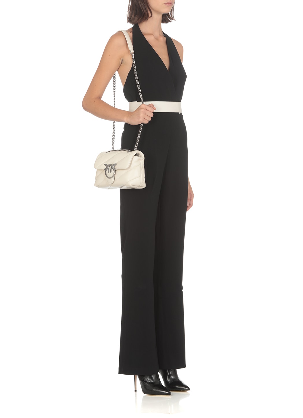 Pinko Love Bag Puff Maxi Quilt Shoulder Bag In White
