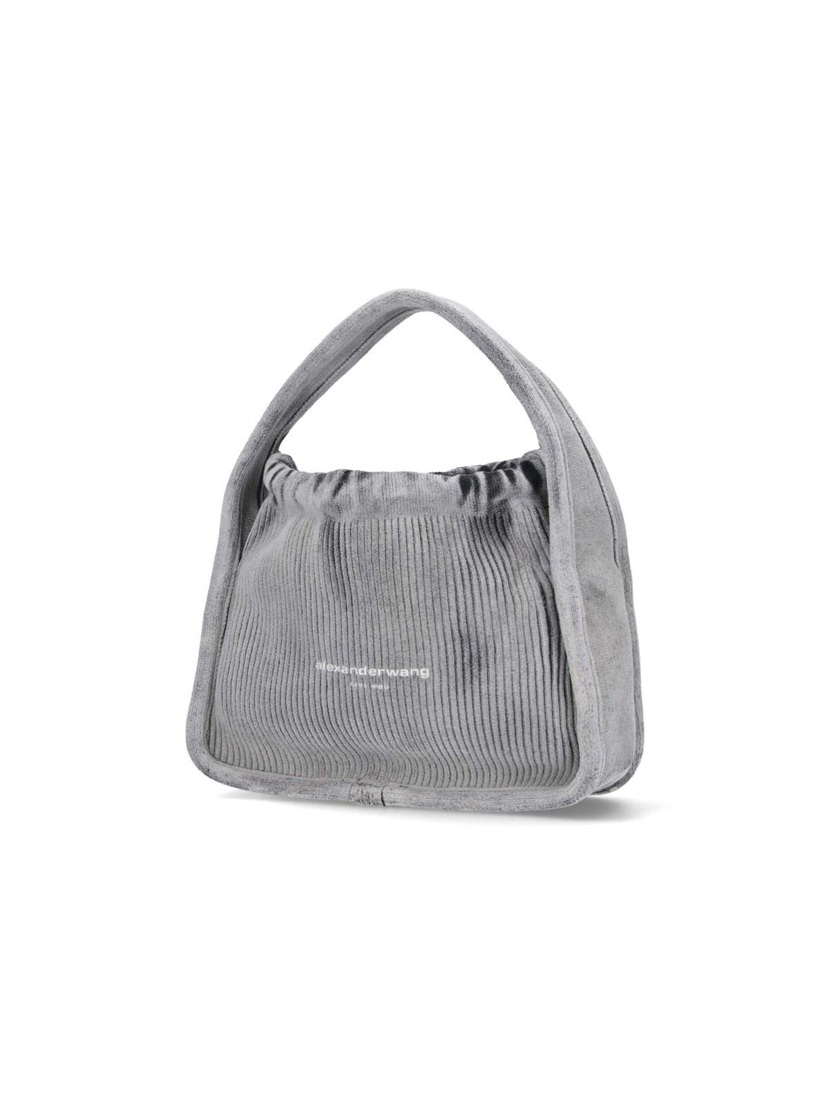 Shop Alexander Wang Ryan Small Tote Bag In Charcoal