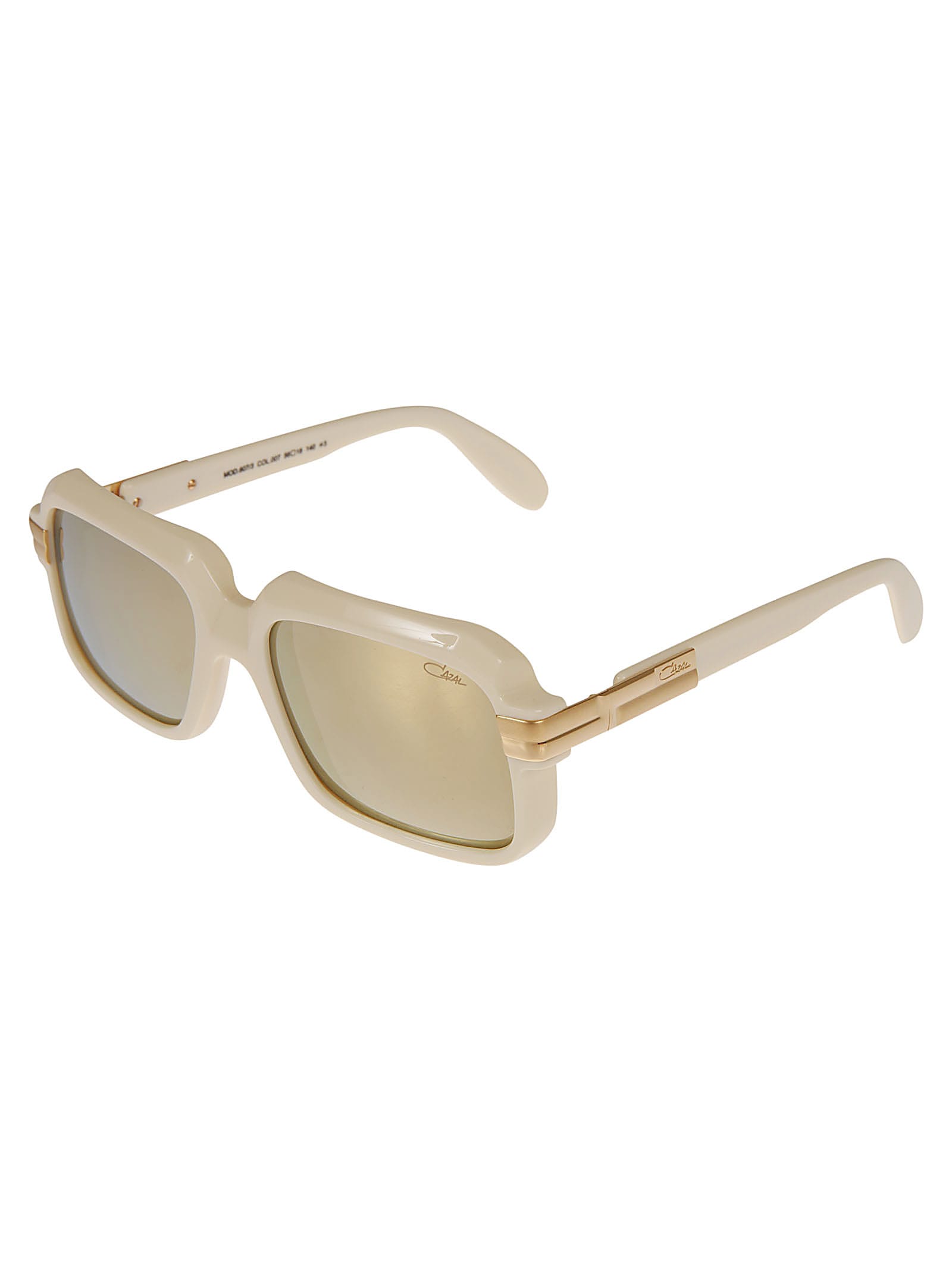 Shop Cazal Classic Square Sunglasses In White