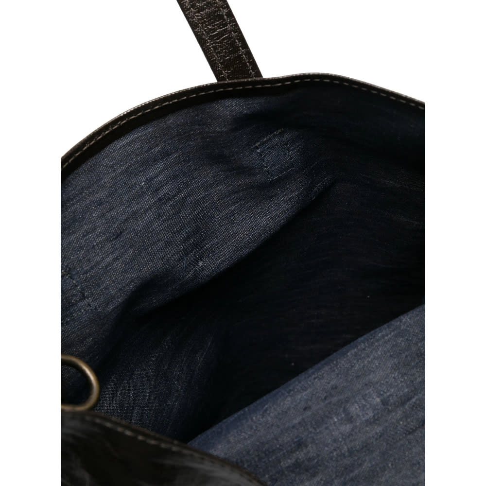 Uma Wang Carry A Handbag With Both Hands In Black