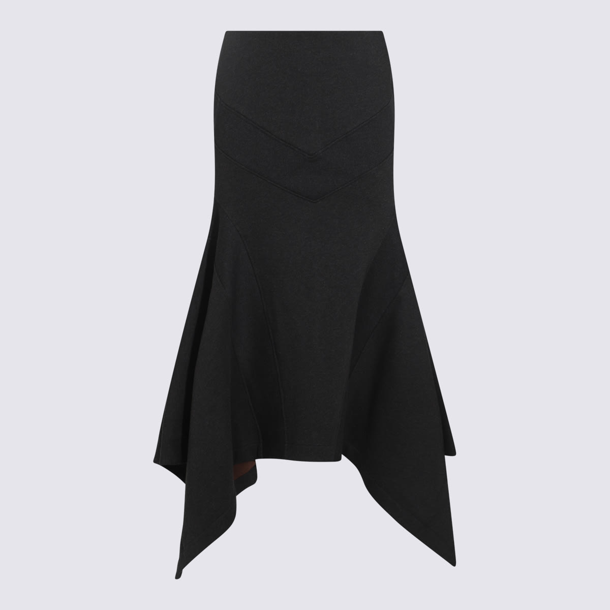 Black Cotton Skirt