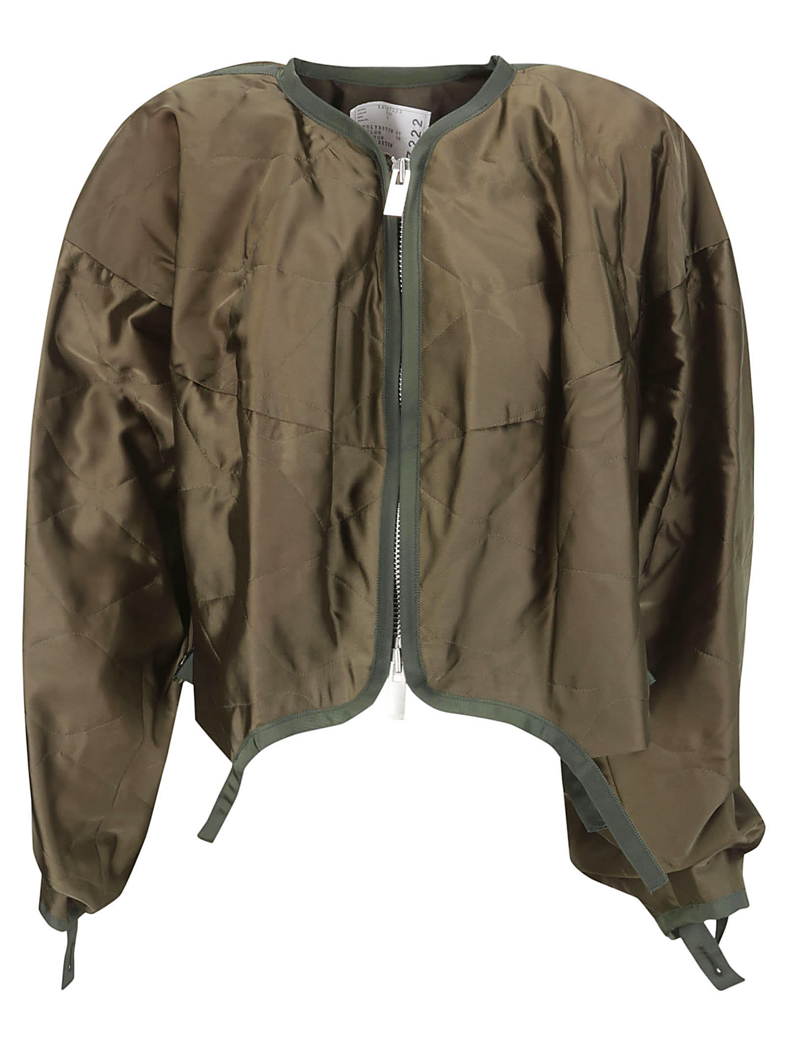Satin Quilted Blouson