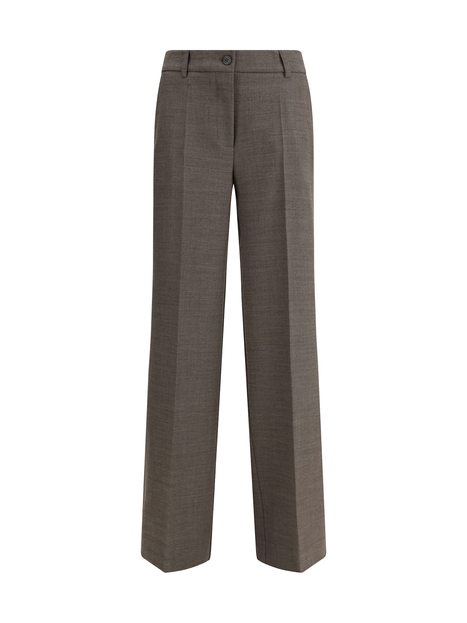 P.a.r.o.s.h P. A.r. O.s. H. Powo Palazzo Trousers In Taupe In Brown