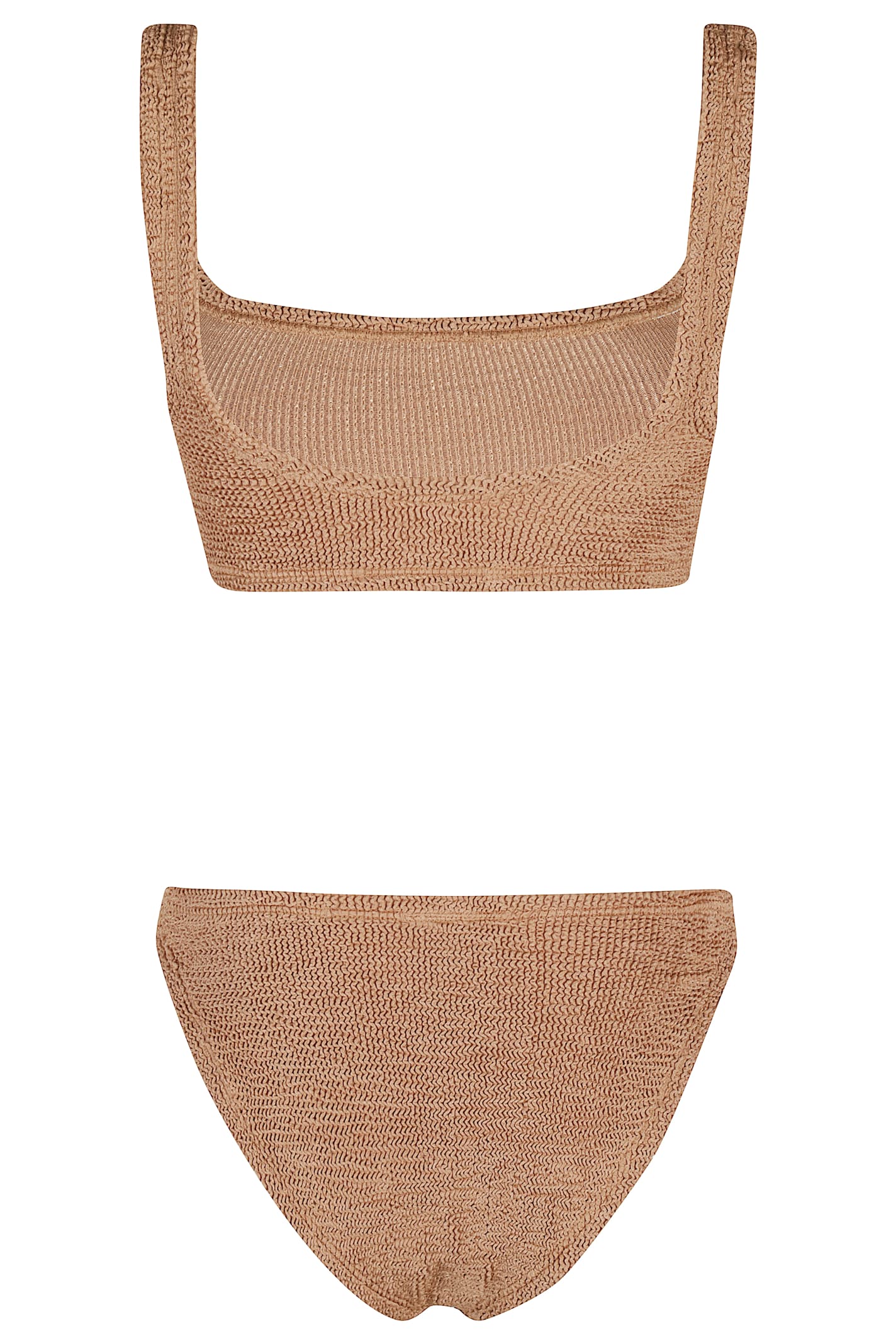 Shop Hunza G Mettalic Crinkle Bikini