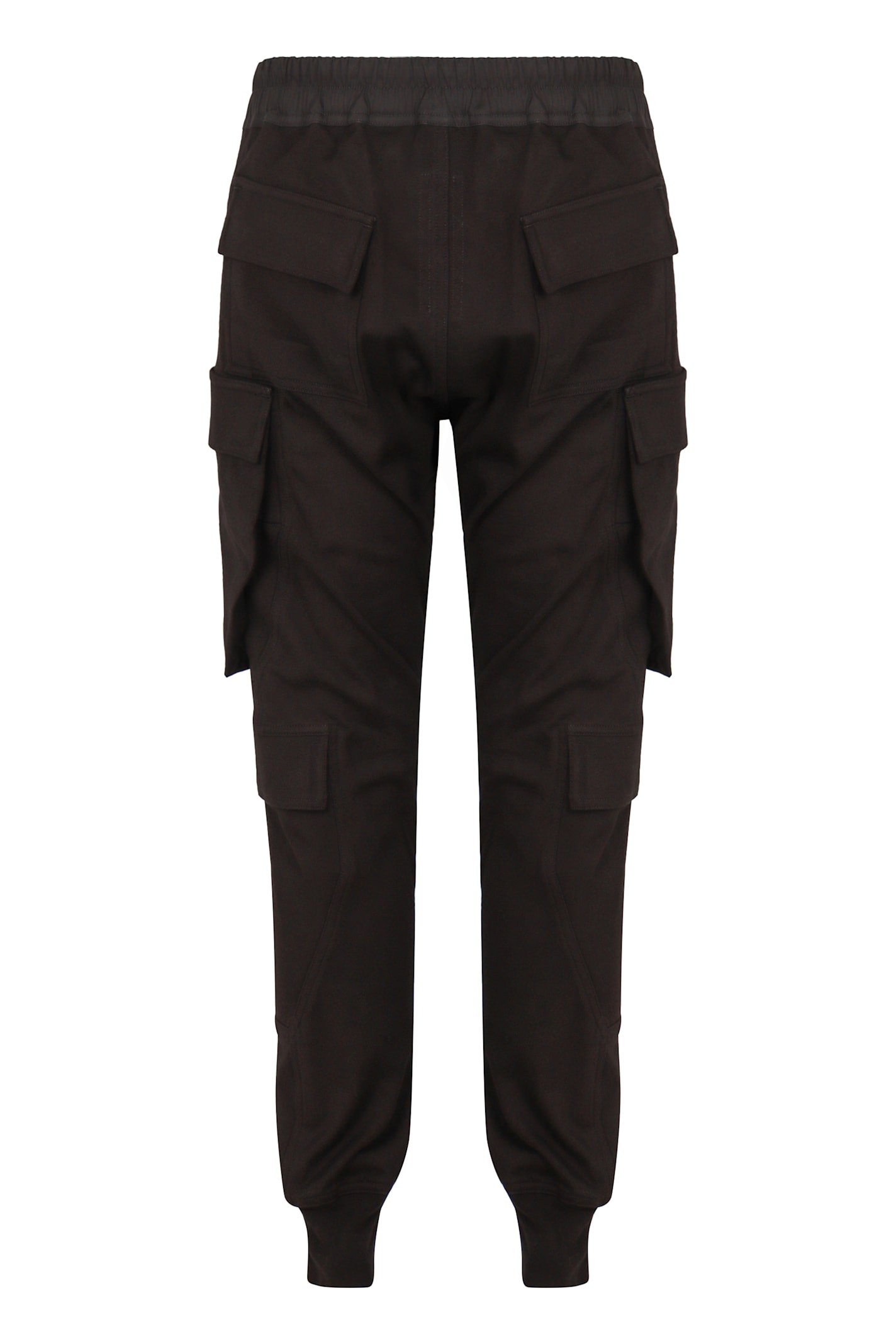 Rick Owens Cotton Trousers In Black
