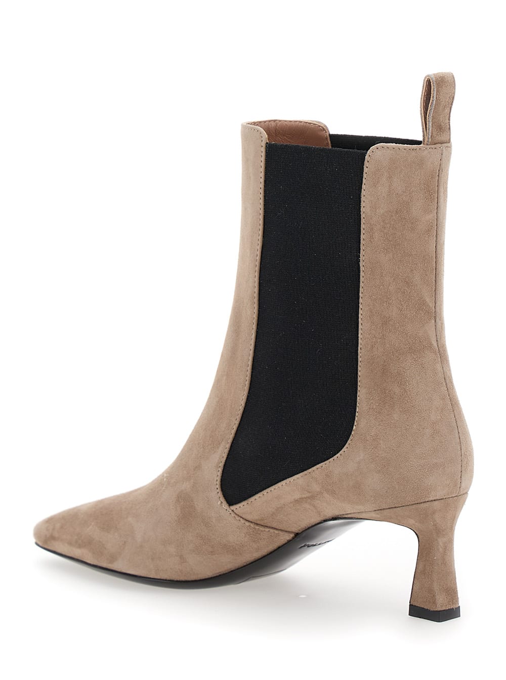 Shop Pollini Scarponcino Donna Camoscio In Beige