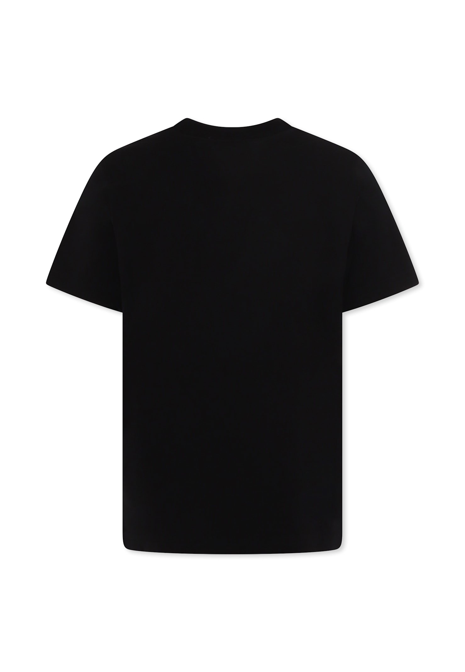 Dolce & Gabbana Black T-shirt For Kids With Logo In Black