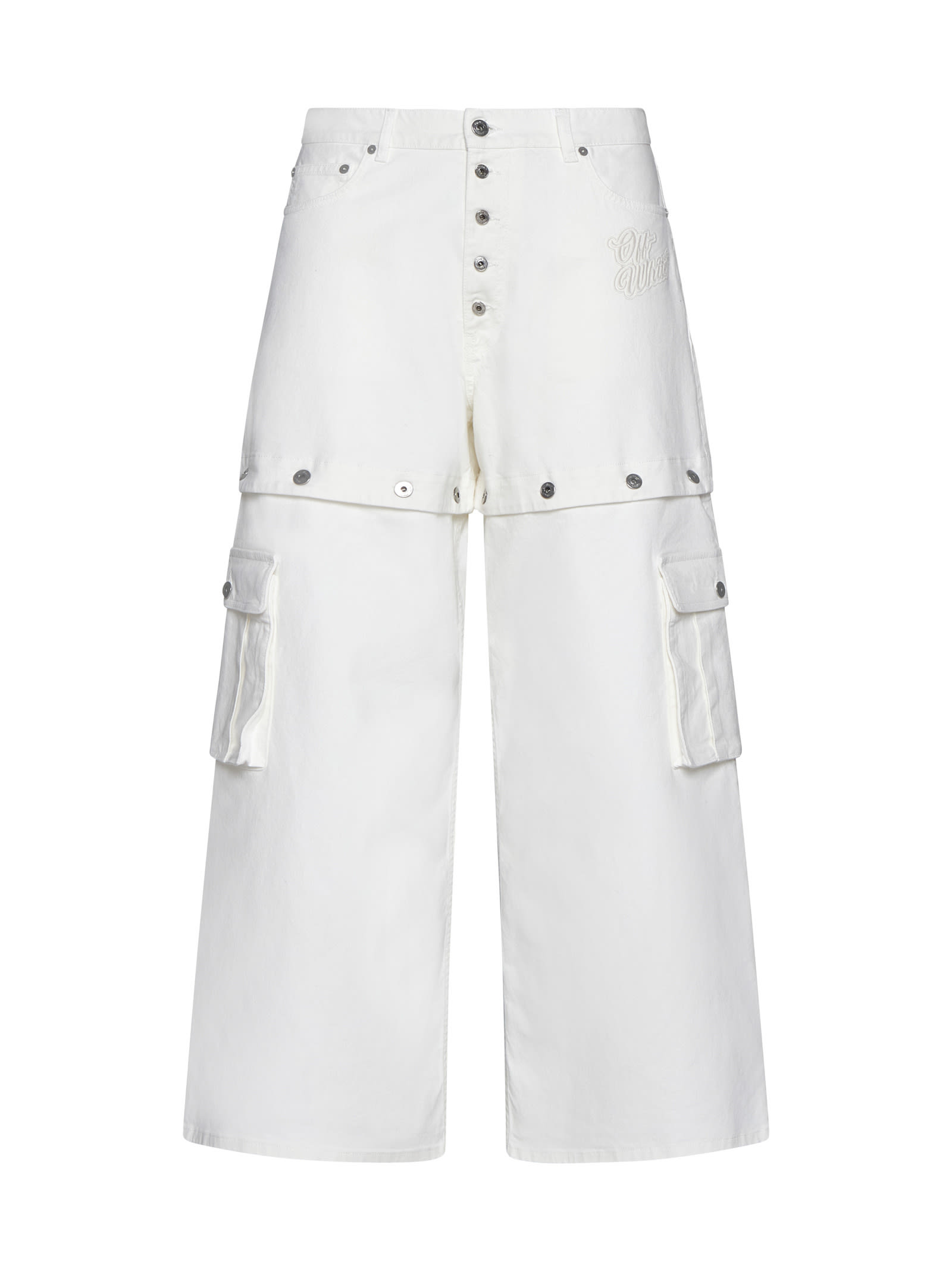 Shop Off-white Jeans In White
