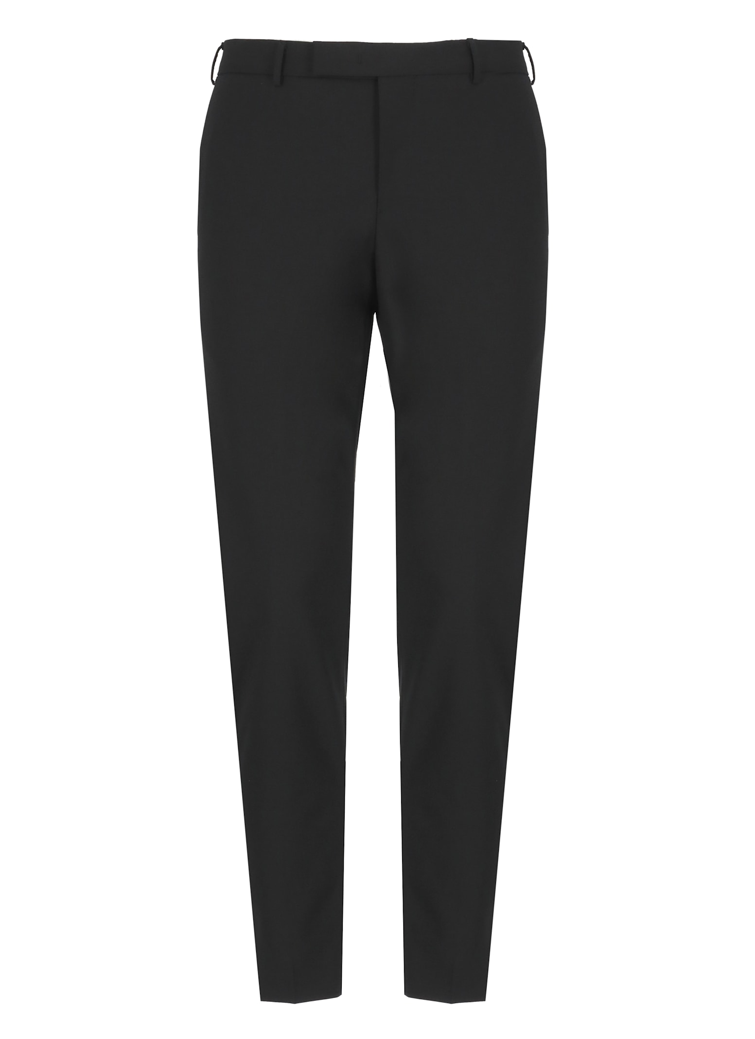Pt Torino Tailored Blue Trousers With Subtle Crease