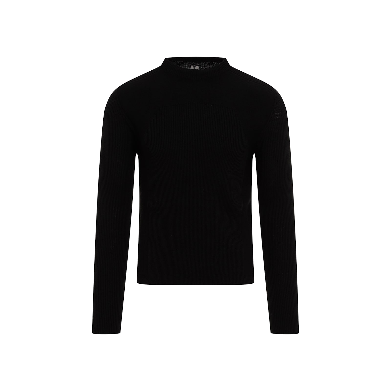 Shop Rick Owens Ribbed Geo Pullover In Black