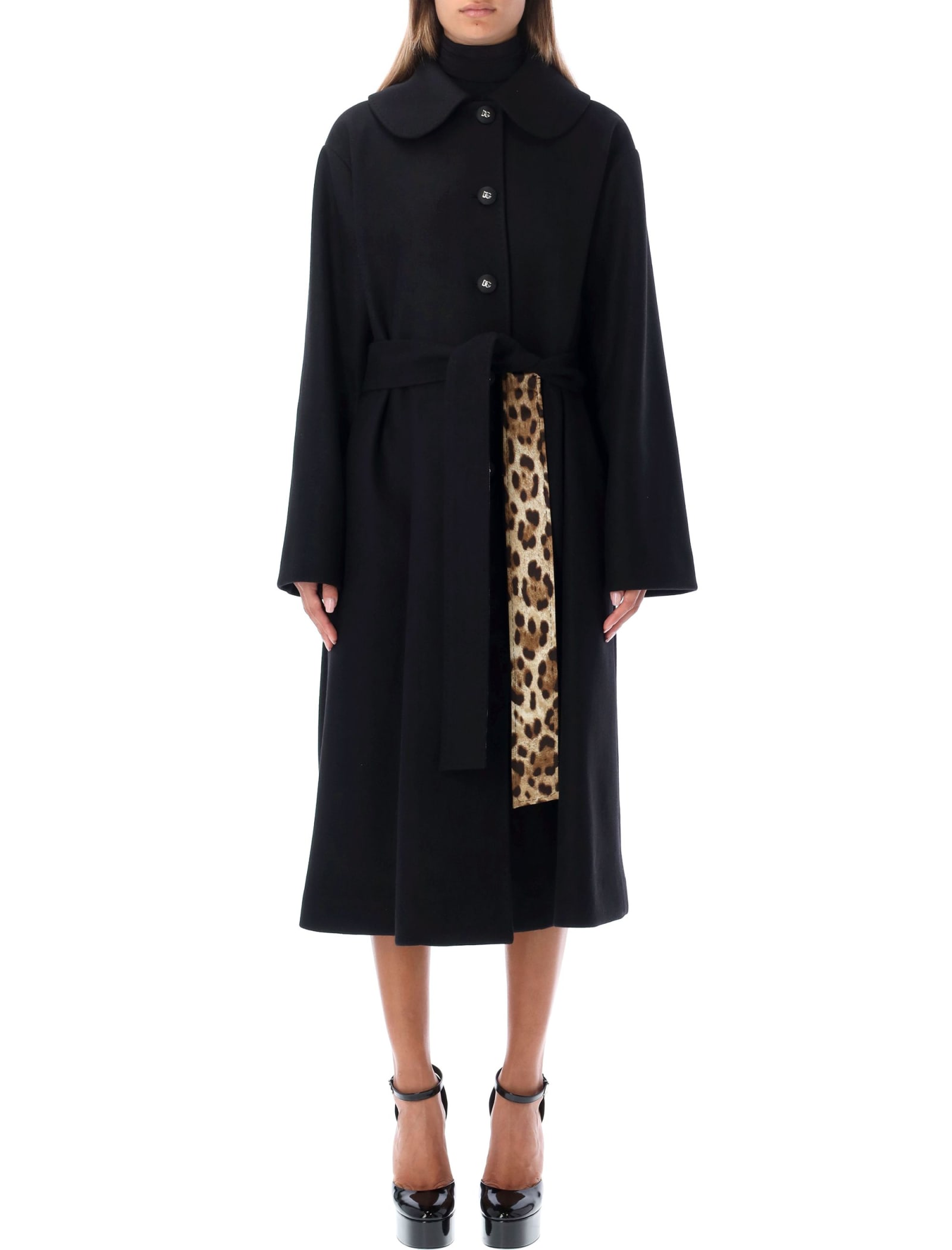 Dolce & Gabbana Belted-waist Coat