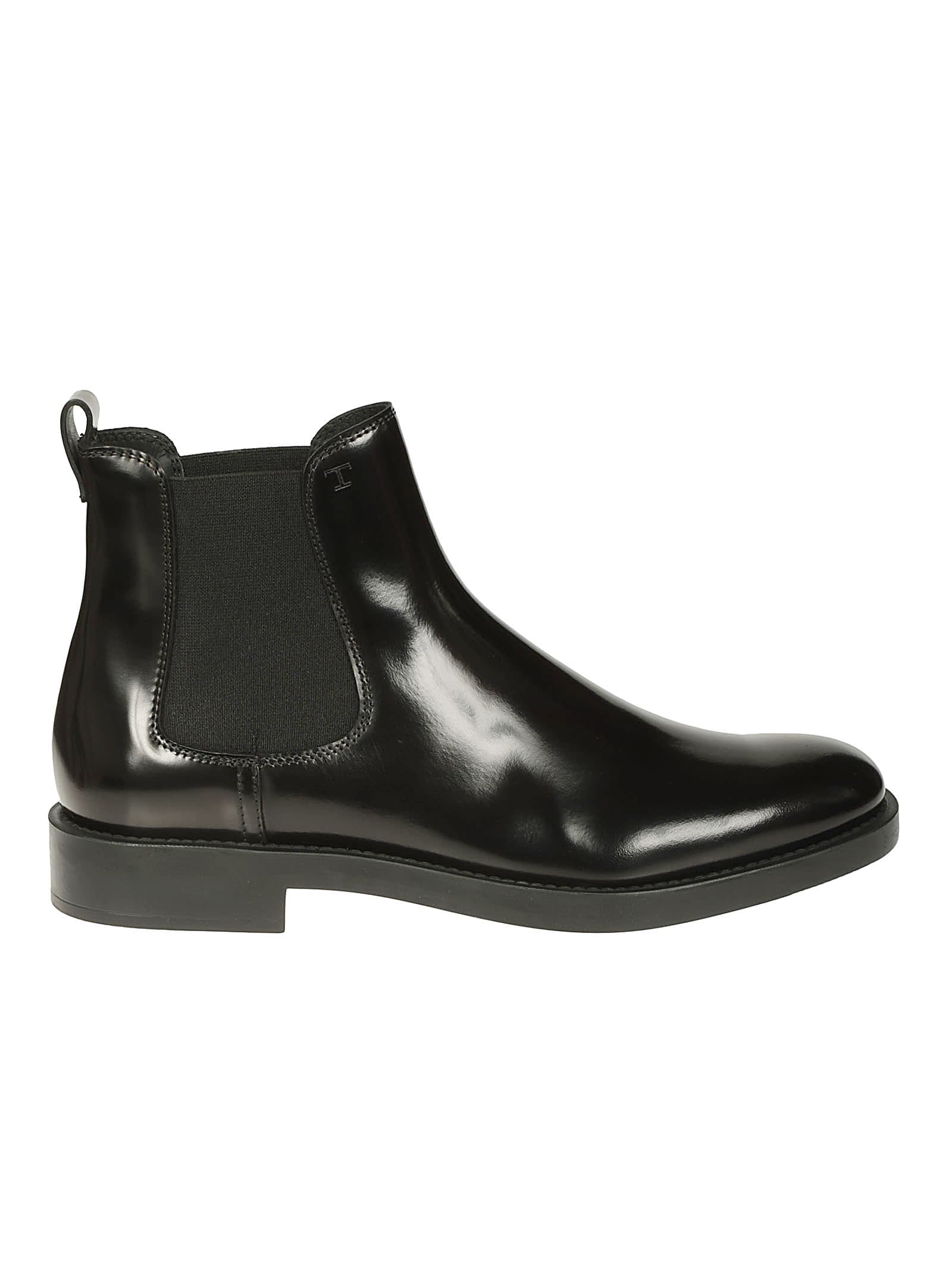 Buy Tods Elasticated Side Panel Ankle Boots online, shop Tods shoes with free shipping