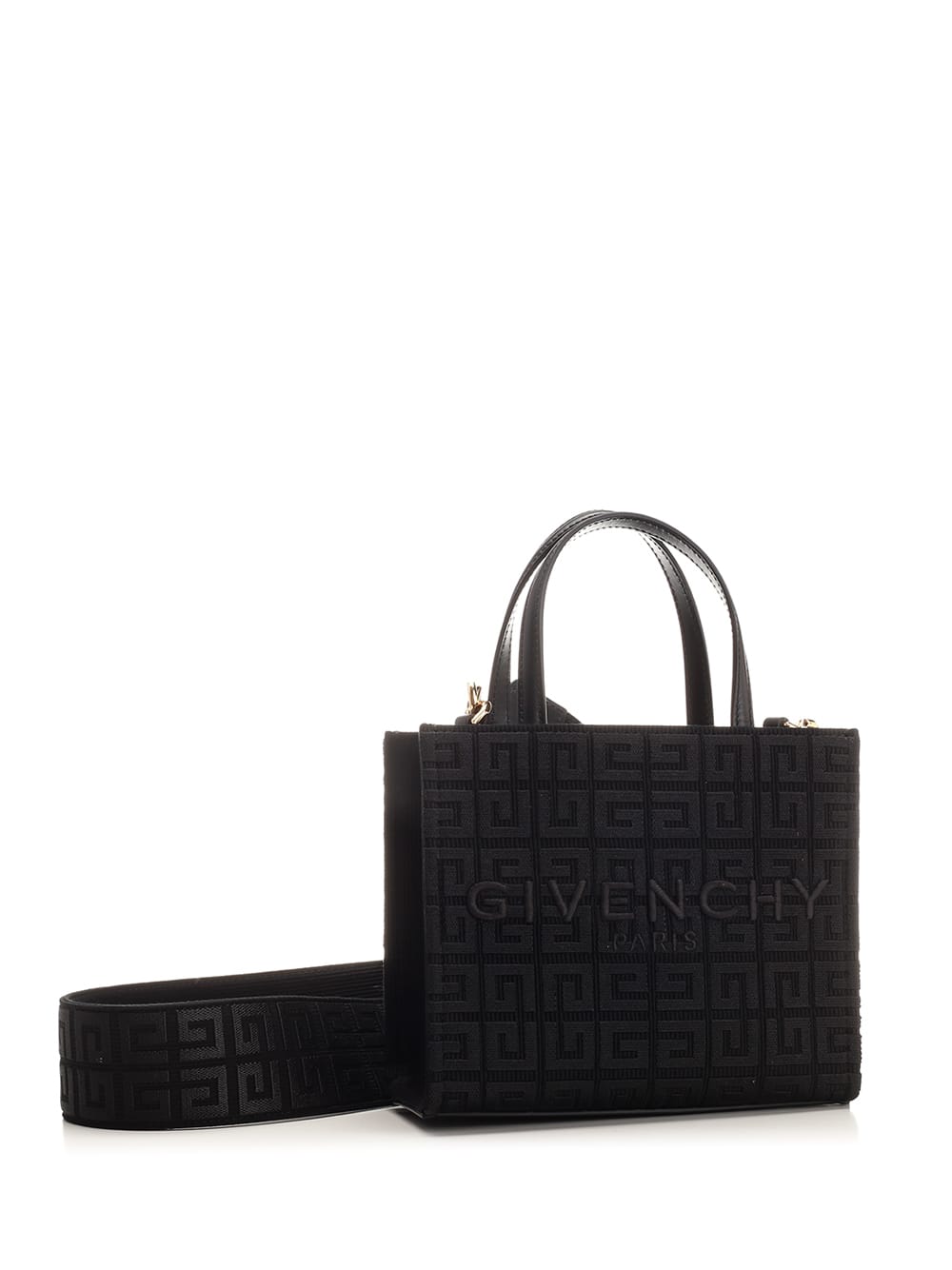 Shop Givenchy G-tote Mini In Nero