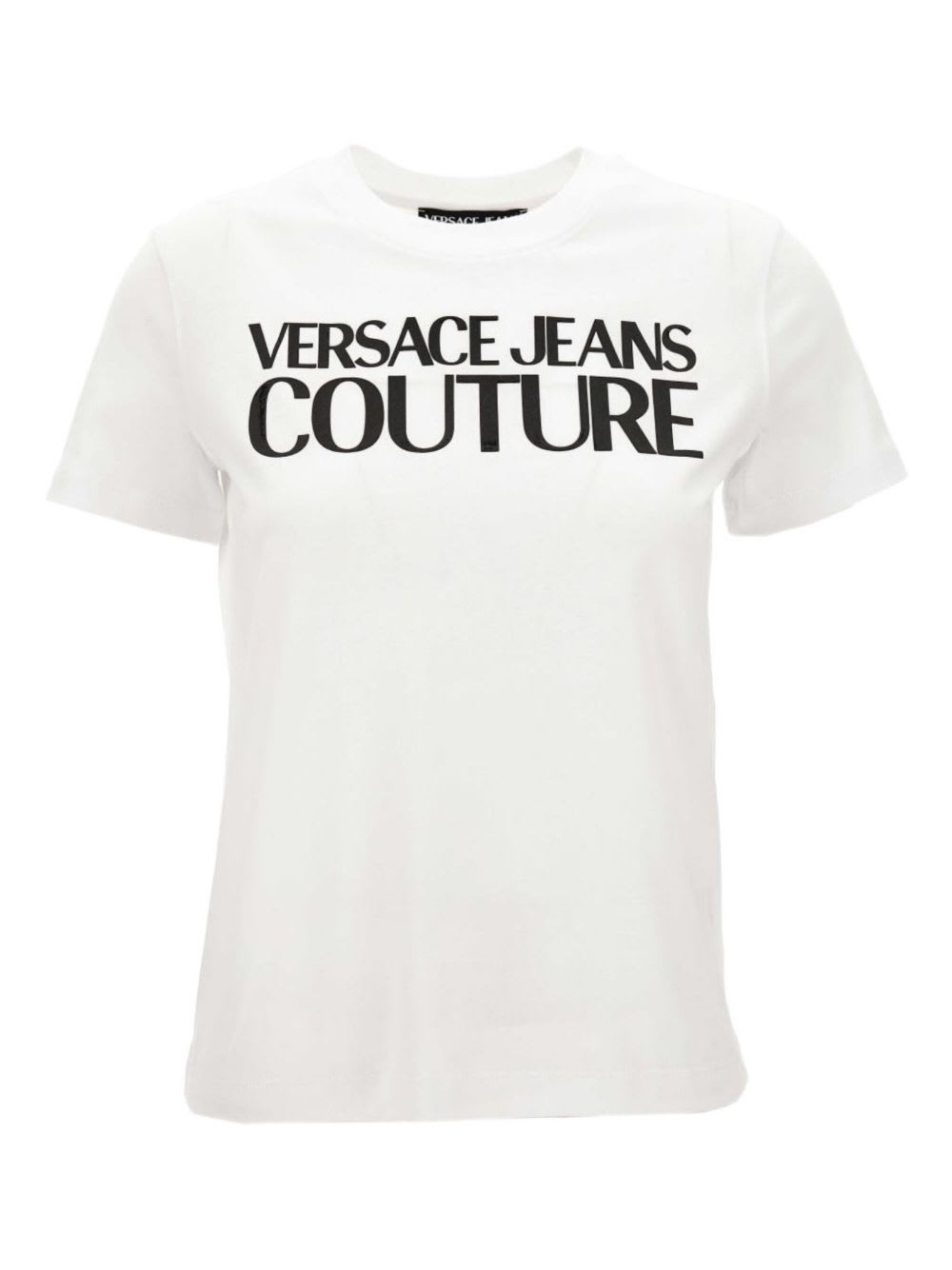 Versace Jeans Couture Logo T-shirt In White