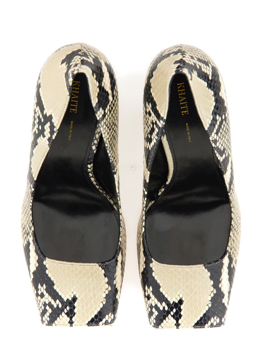 Shop Khaite Pump Cedar In Animalier