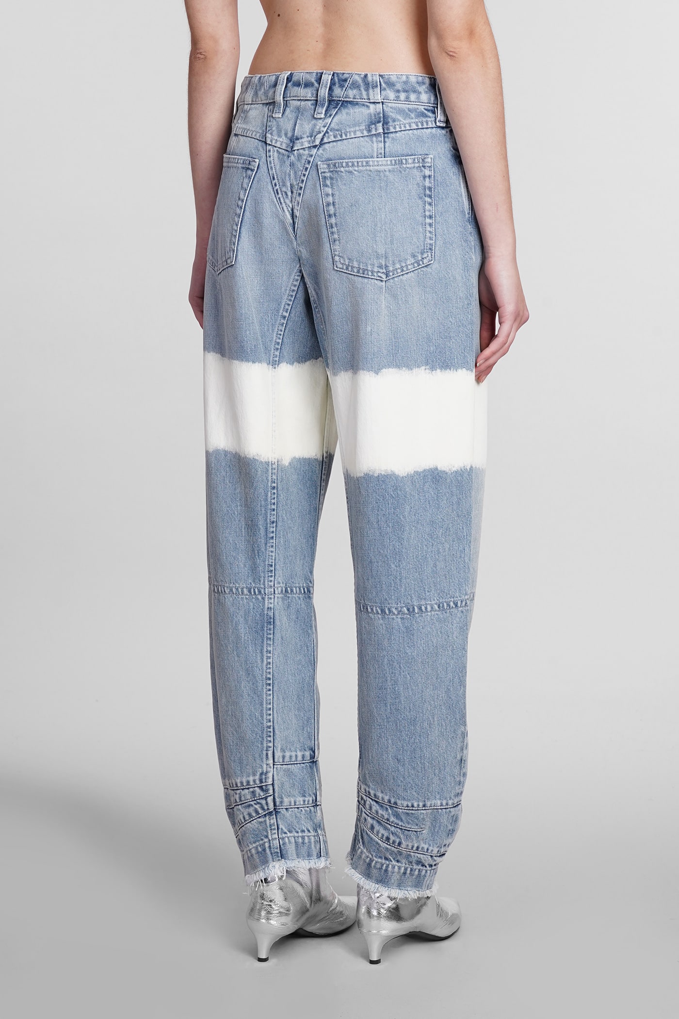 Shop Jil Sander Jeans In Blue Cotton