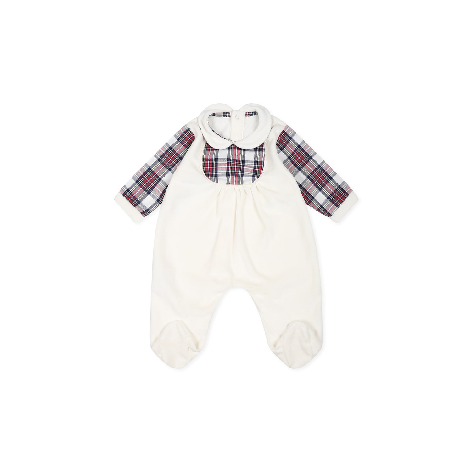 La Stupenderia Ivory Babygrow For Baby Girl In Ivory