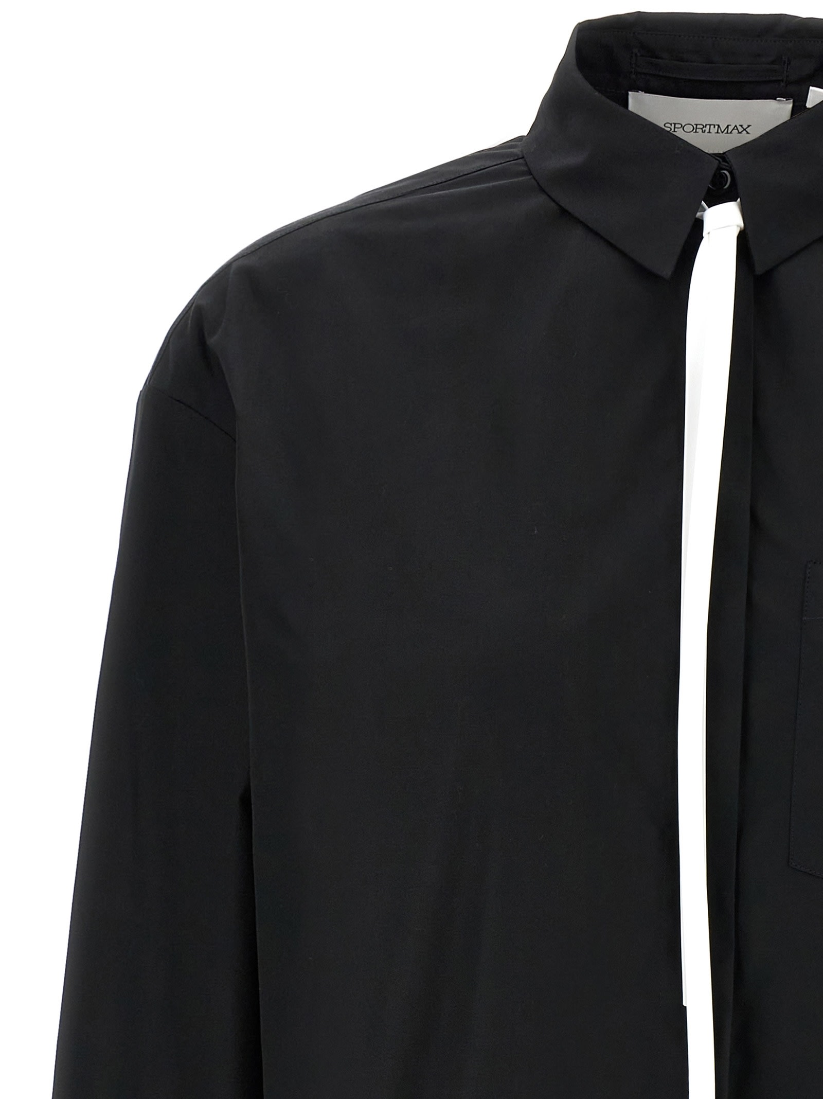 Shop Sportmax Gesso Shirt In Black