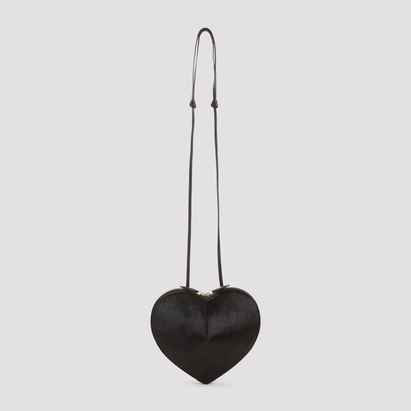Alaïa Rigid Heart Shaped Shoulder Bag With Hardware In Brown