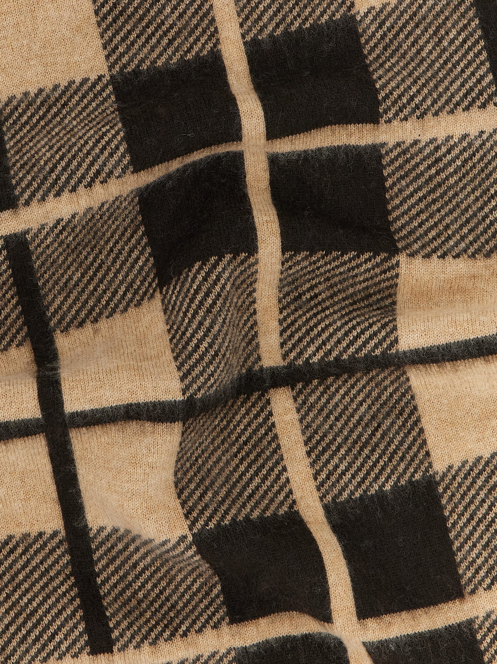 Guest In Residence The Plaid Big Scarf Scarves And Foulards Beige In Brown