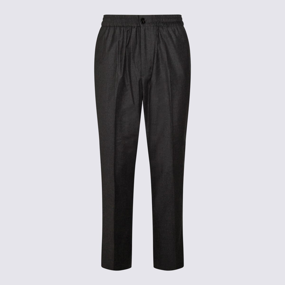 Ami Alexandre Mattiussi Ami Paris Straight-leg Striped Trousers In Black