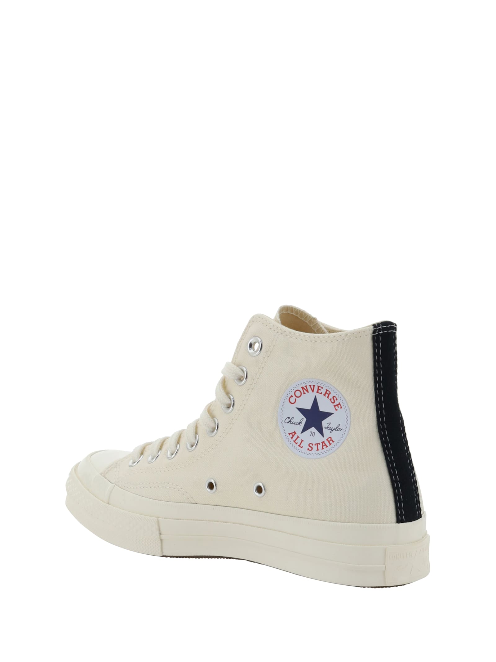 Comme Des Garçons Play Comme Des Garcons Play X Converse Single Heart Chuck 70 Sneakers In Neutral