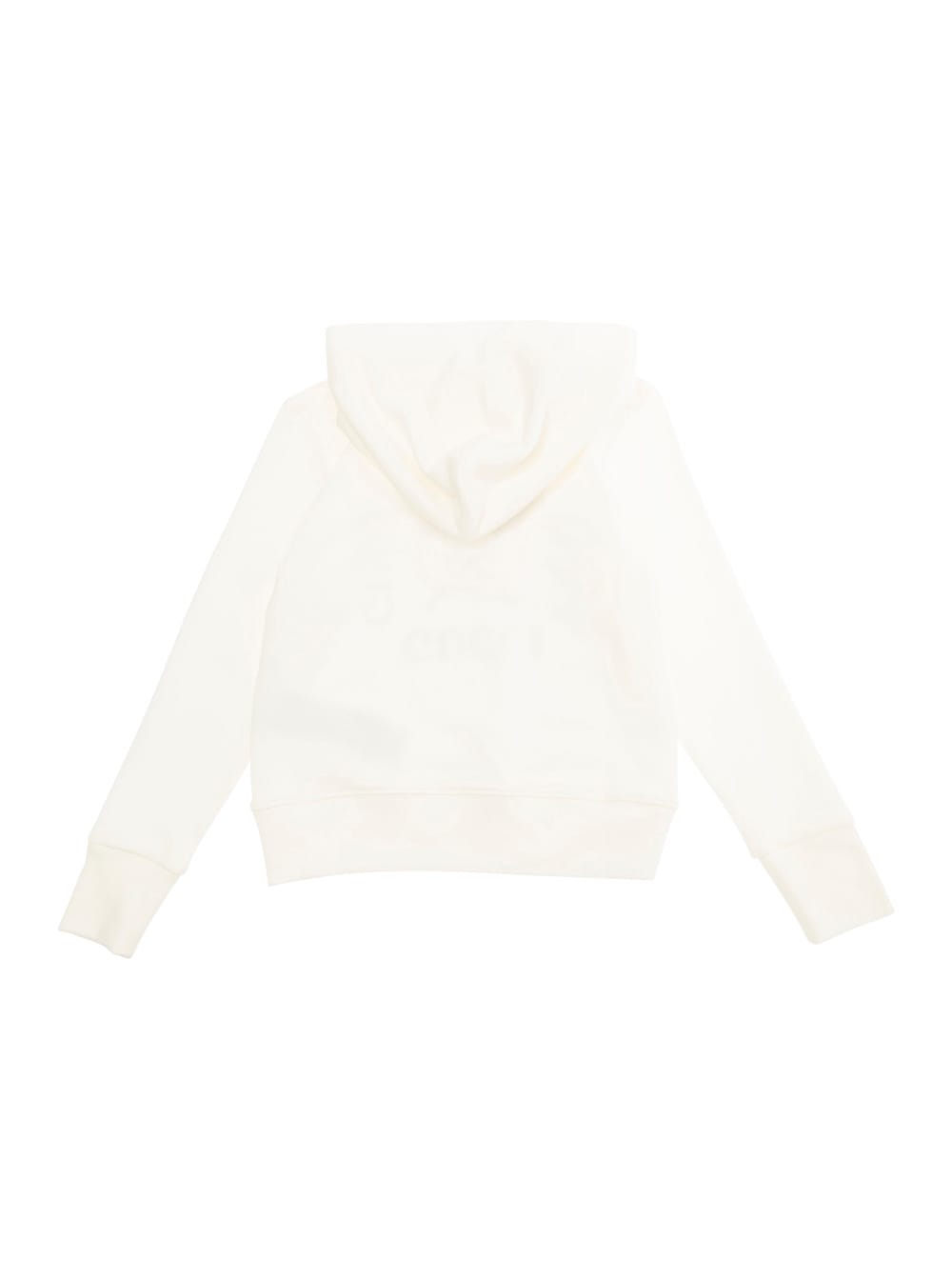 Gucci White Sweatshirt With Hood And Logo On The Front In Cotton Boys In White
