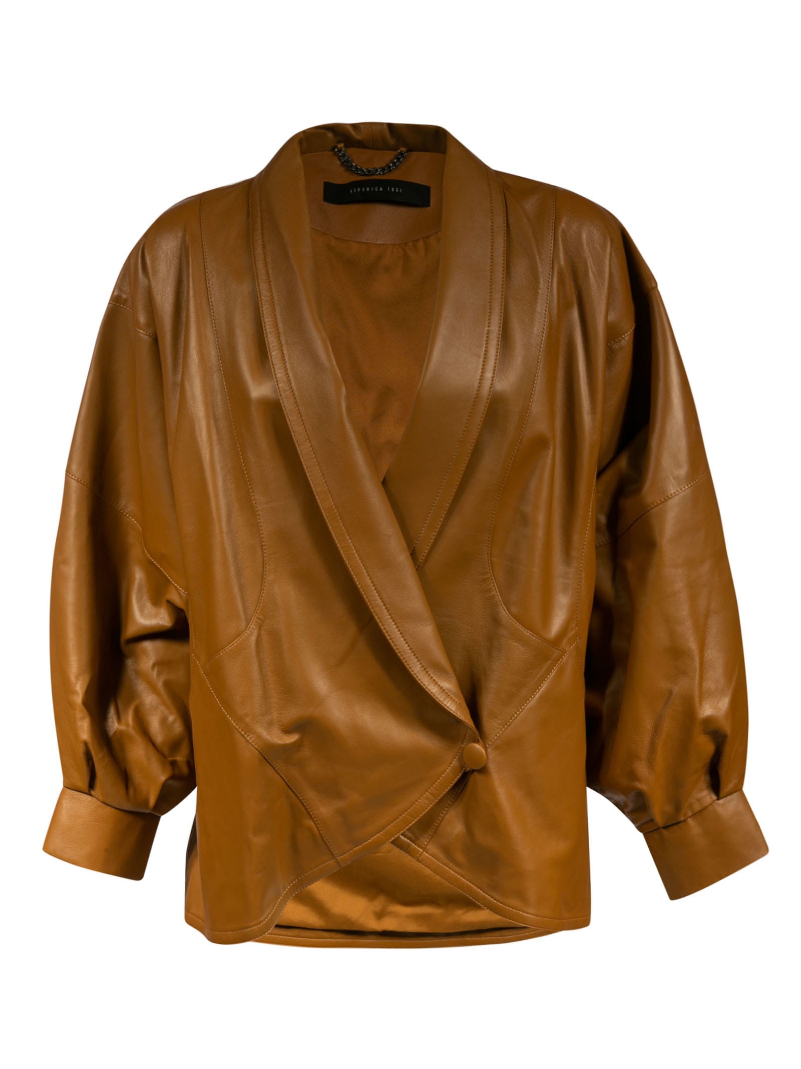 Federica Tosi Wrap Buttoned Jacket