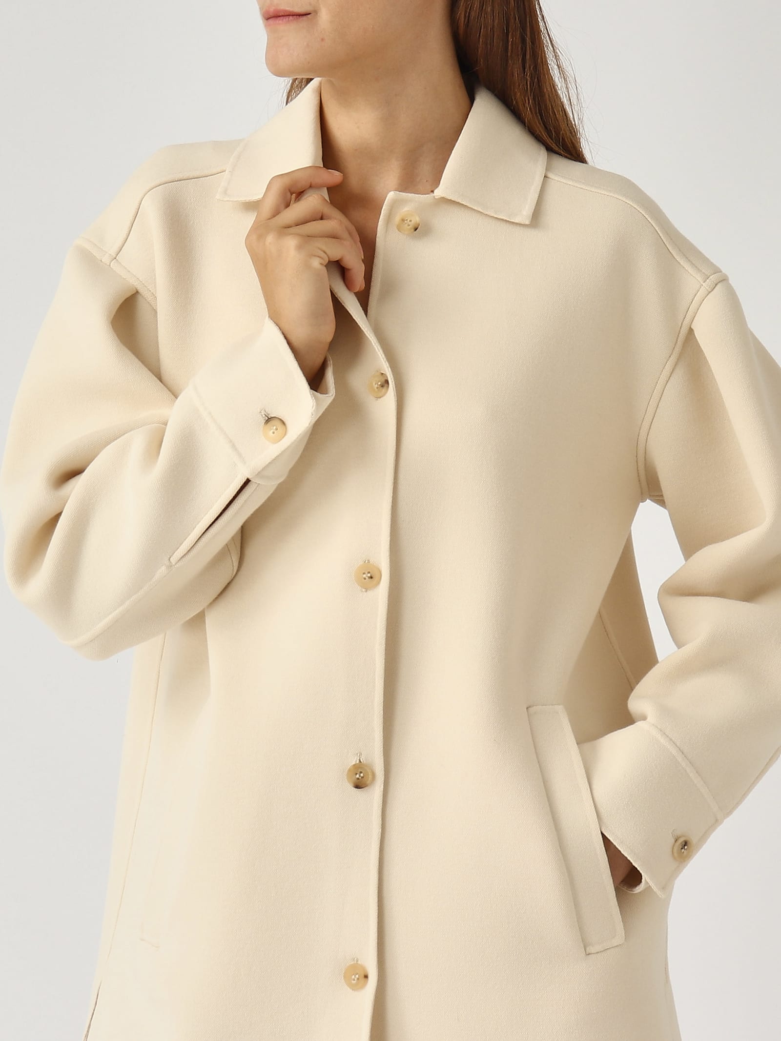 Max Mara Emblema Blazer In Neutral