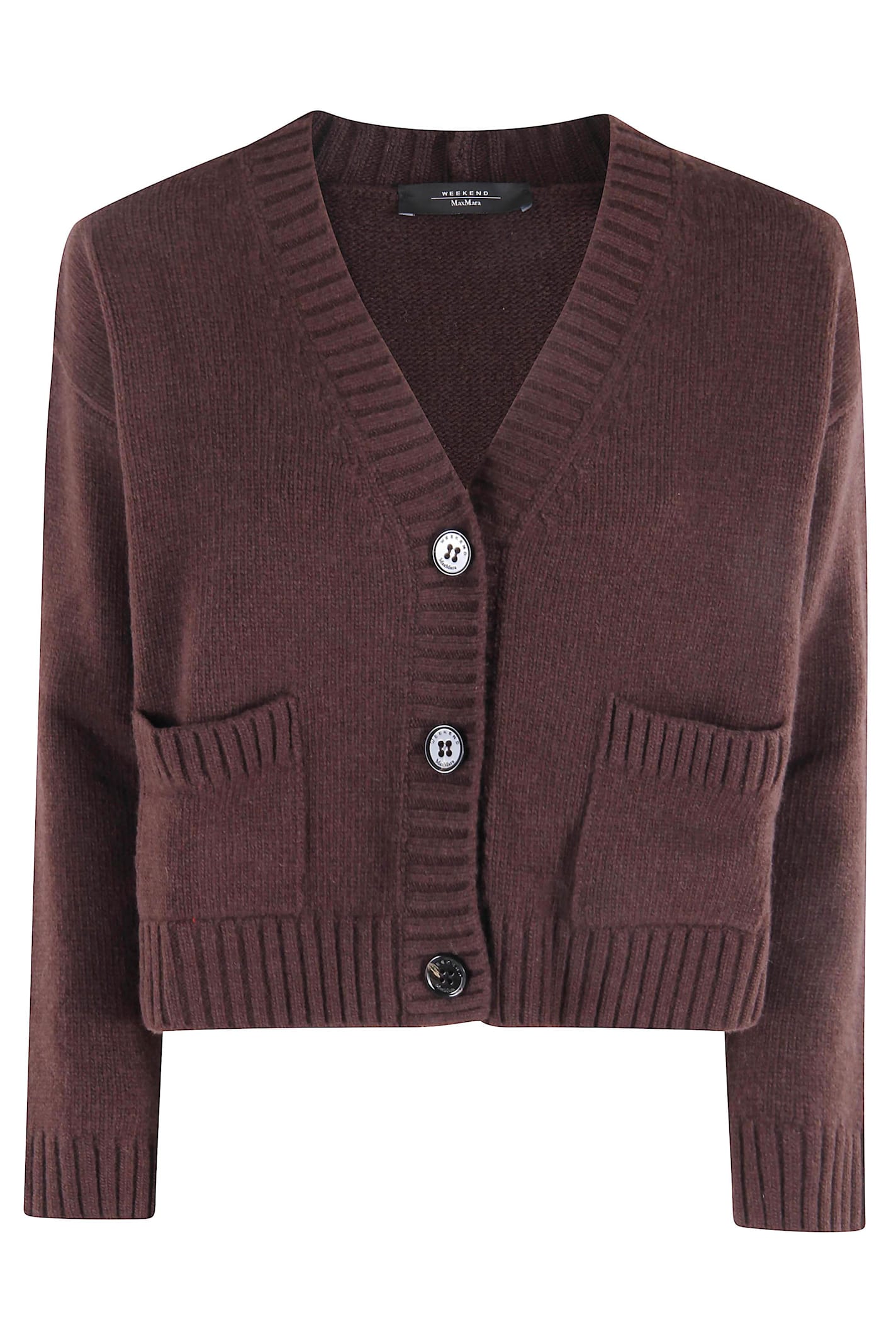 Weekend Max Mara Long-sleeved Sweater In Brown