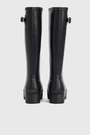 Barbour Snowdon Tall Wellington In Nero