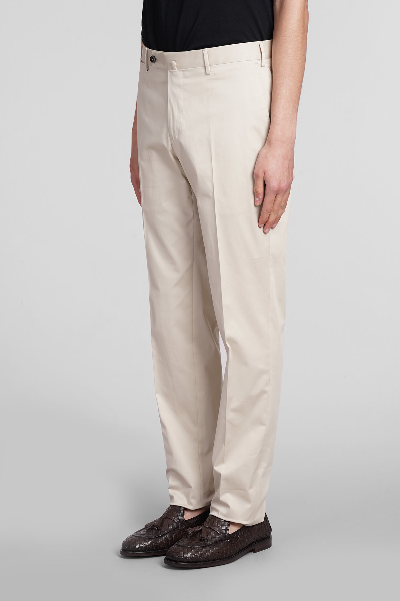 PT01 PANTS IN BEIGE COTTON 