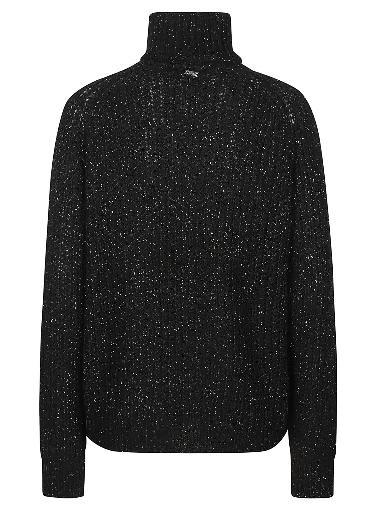 Herno Maglia Collo Alto In Black