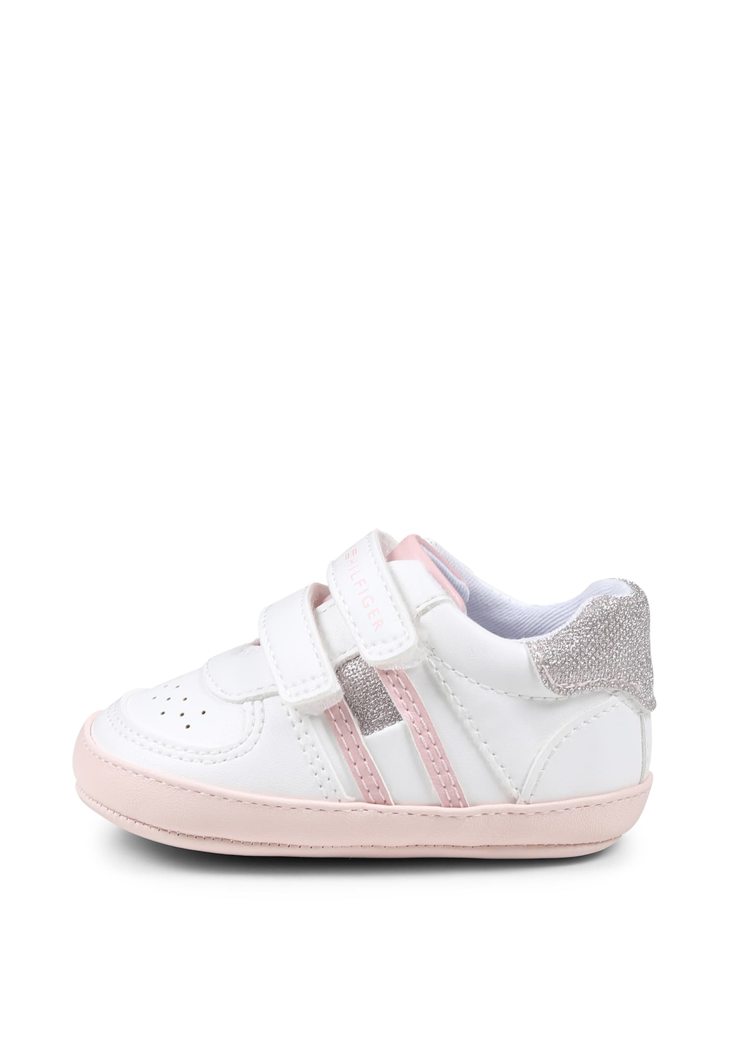 TOMMY HILFIGER WHITE SNEAKERS FOR BABY GIRL WITH LOGO