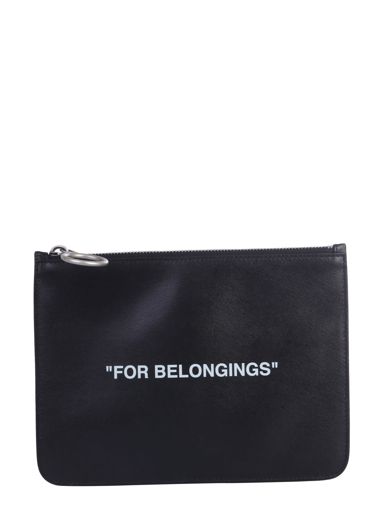 OFF-WHITE QUOTE POUCH,11280904