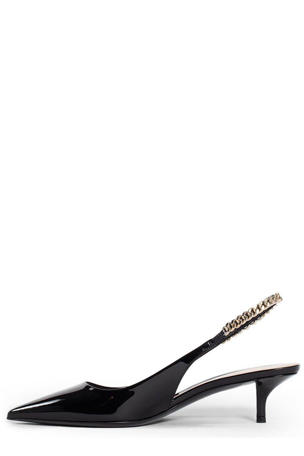 Gucci Signoria Slingback Pumps In Black