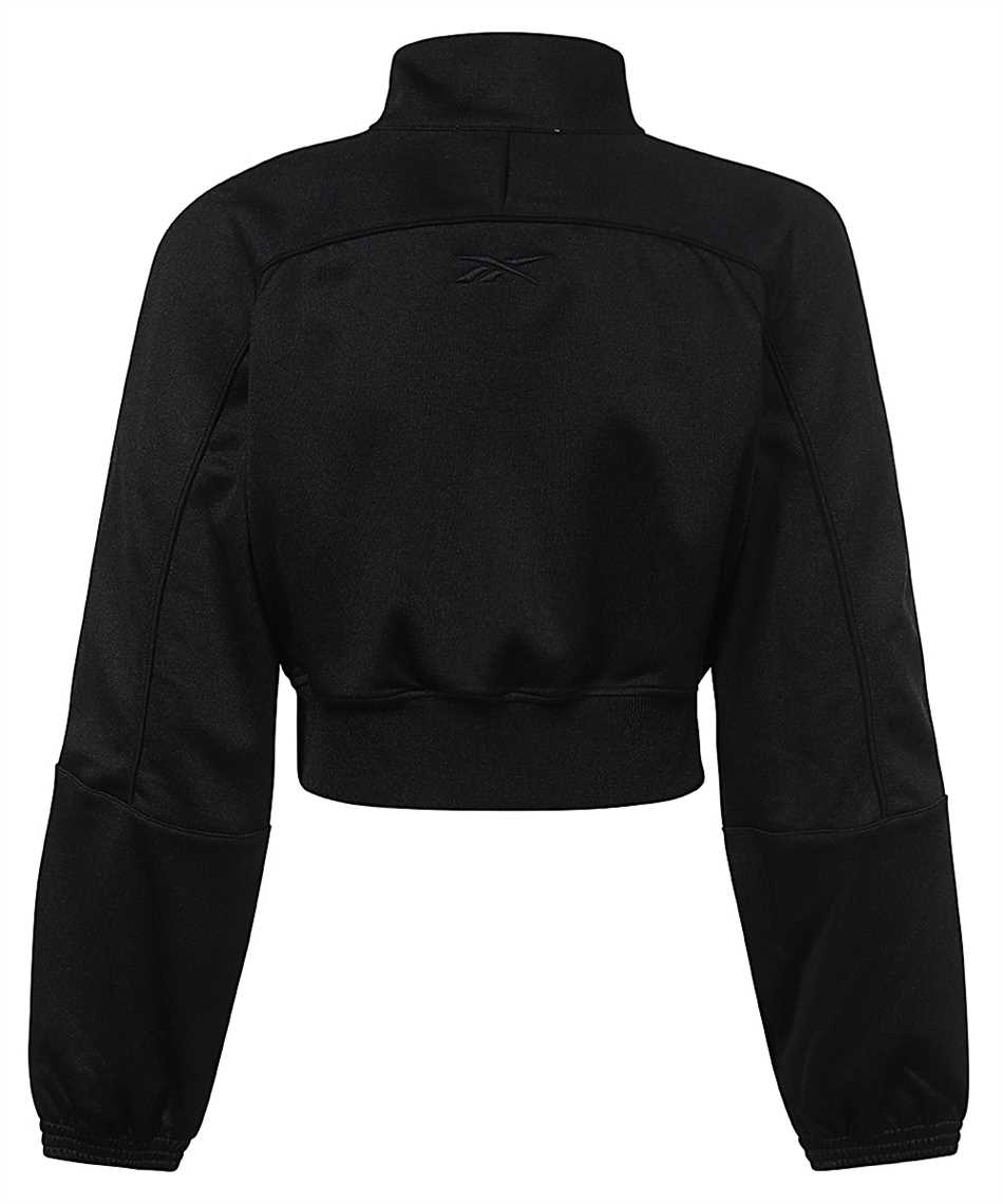 Reebok Techno Fabric Full-zip Sweatshirt In Black