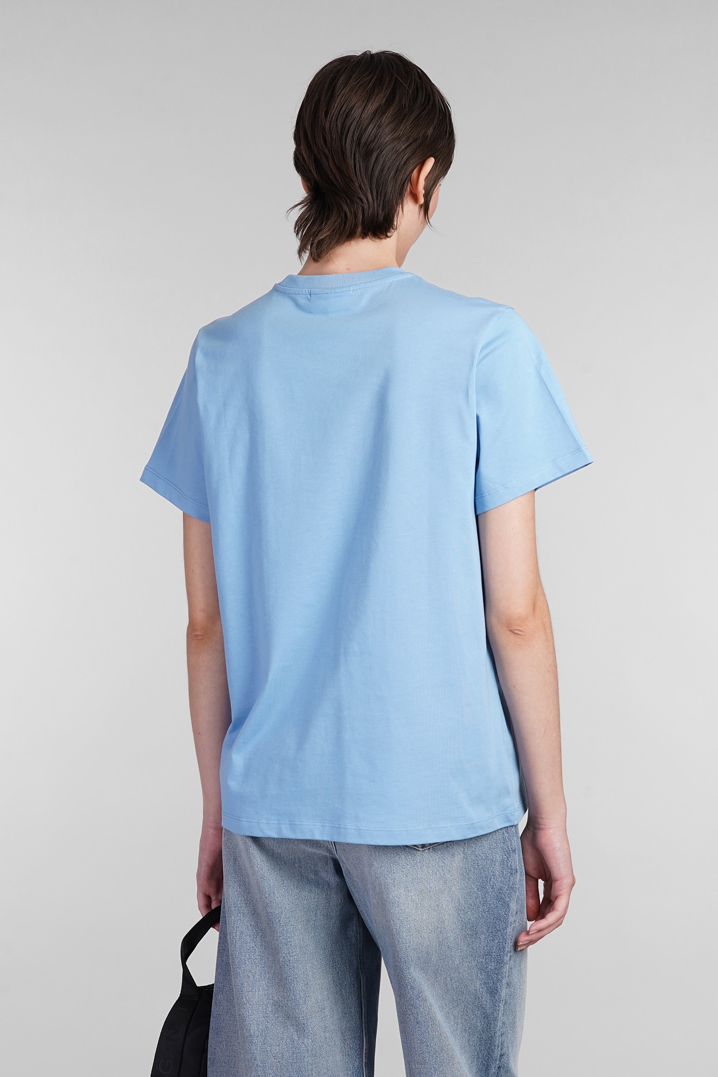 Ganni Basic Jersey Tiger Relaxed T-shirt In Multi