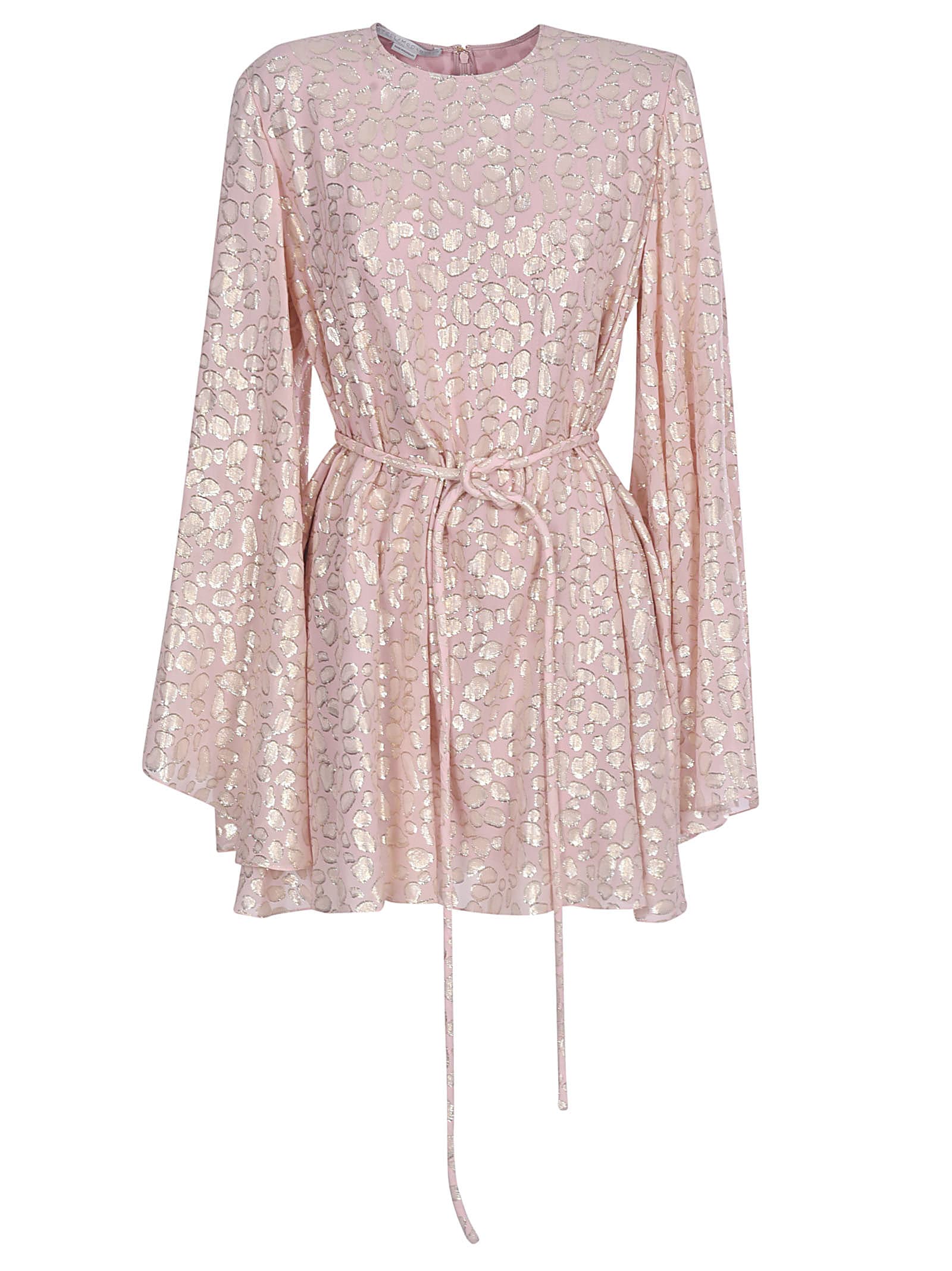 Shop Stella Mccartney Short Back-zipped Dress In Rosa