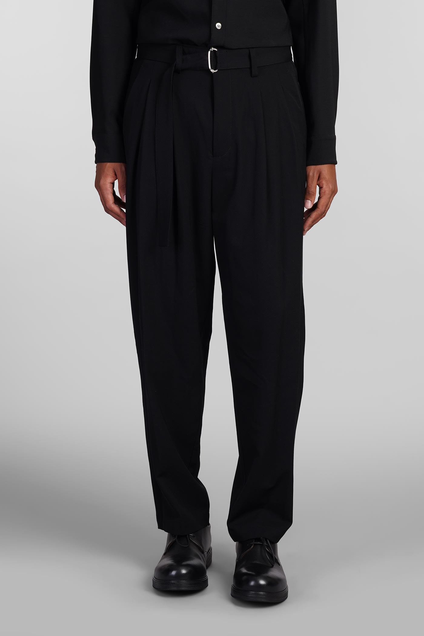 Shop Attachment Pants In Black Wool