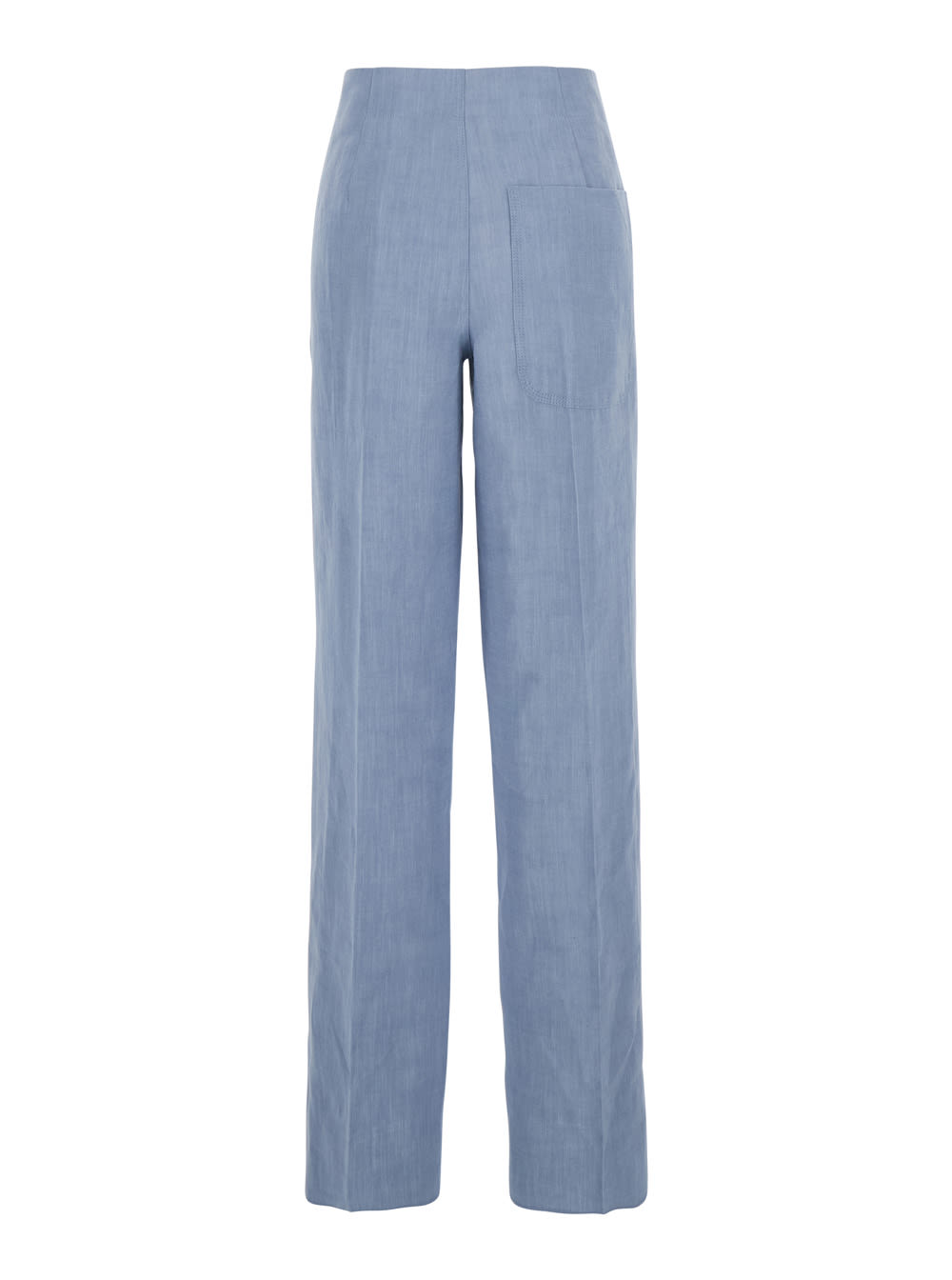 The Seafarer Colorado Light Blue Pants With Maxi Pocket Applied On The Back In Fabric Woman In Light Blue