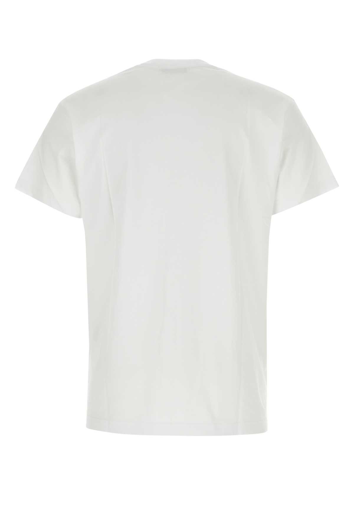 Shop Ambush White Cotton T-shirt Set In Blanc