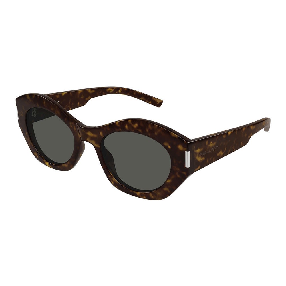 Saint Laurent Sunglasses In Havana/grigio