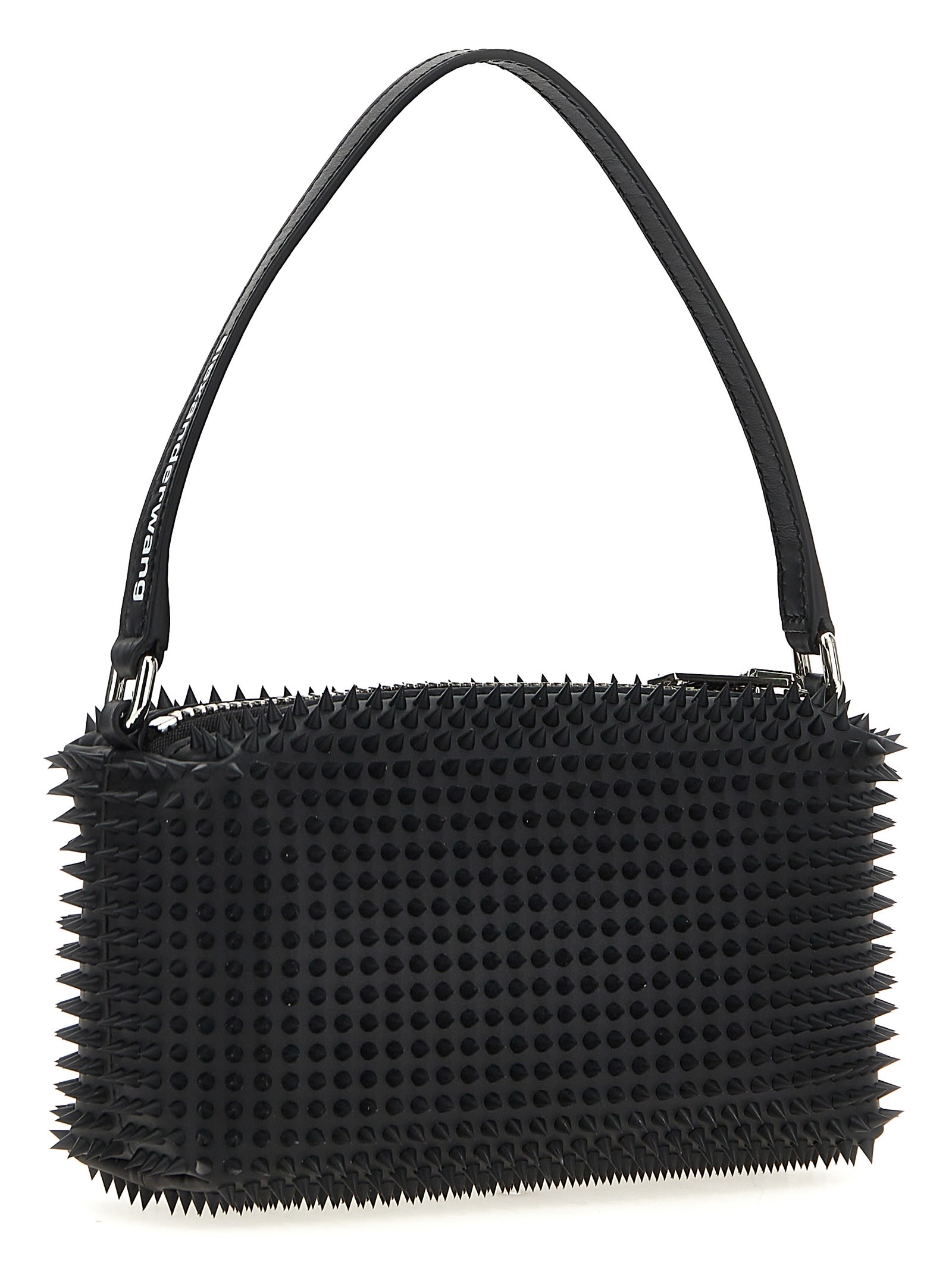 Shop Alexander Wang Heiress Medium Handbag In Black