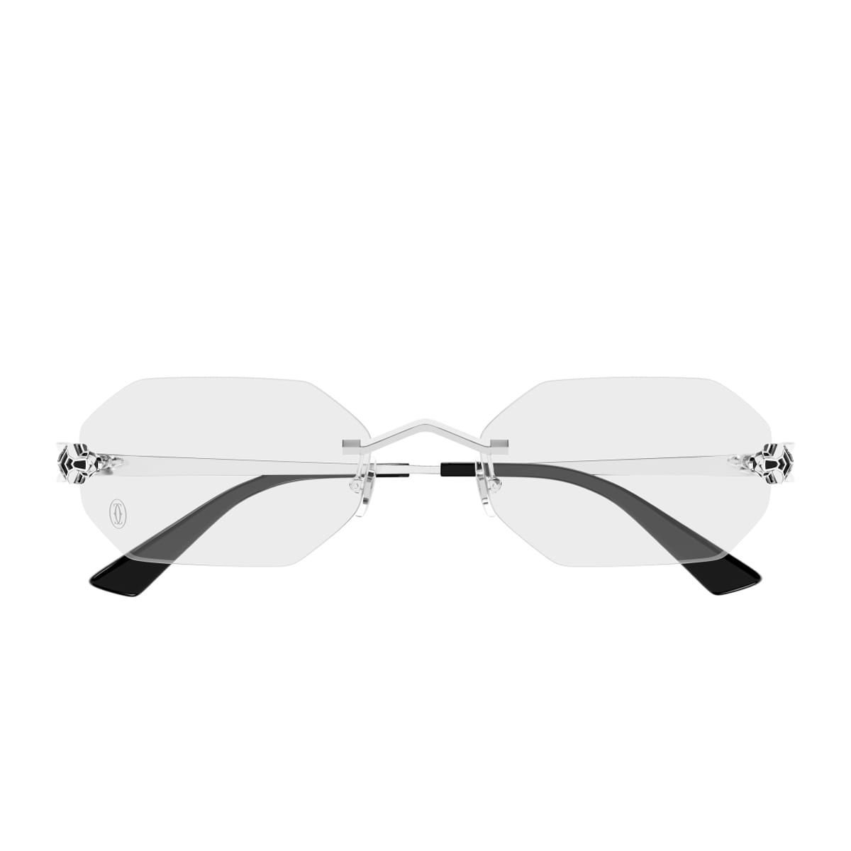 Cartier Eyewear Cartier Ct0599o Panthère De Cartier 002 Silver Glasses