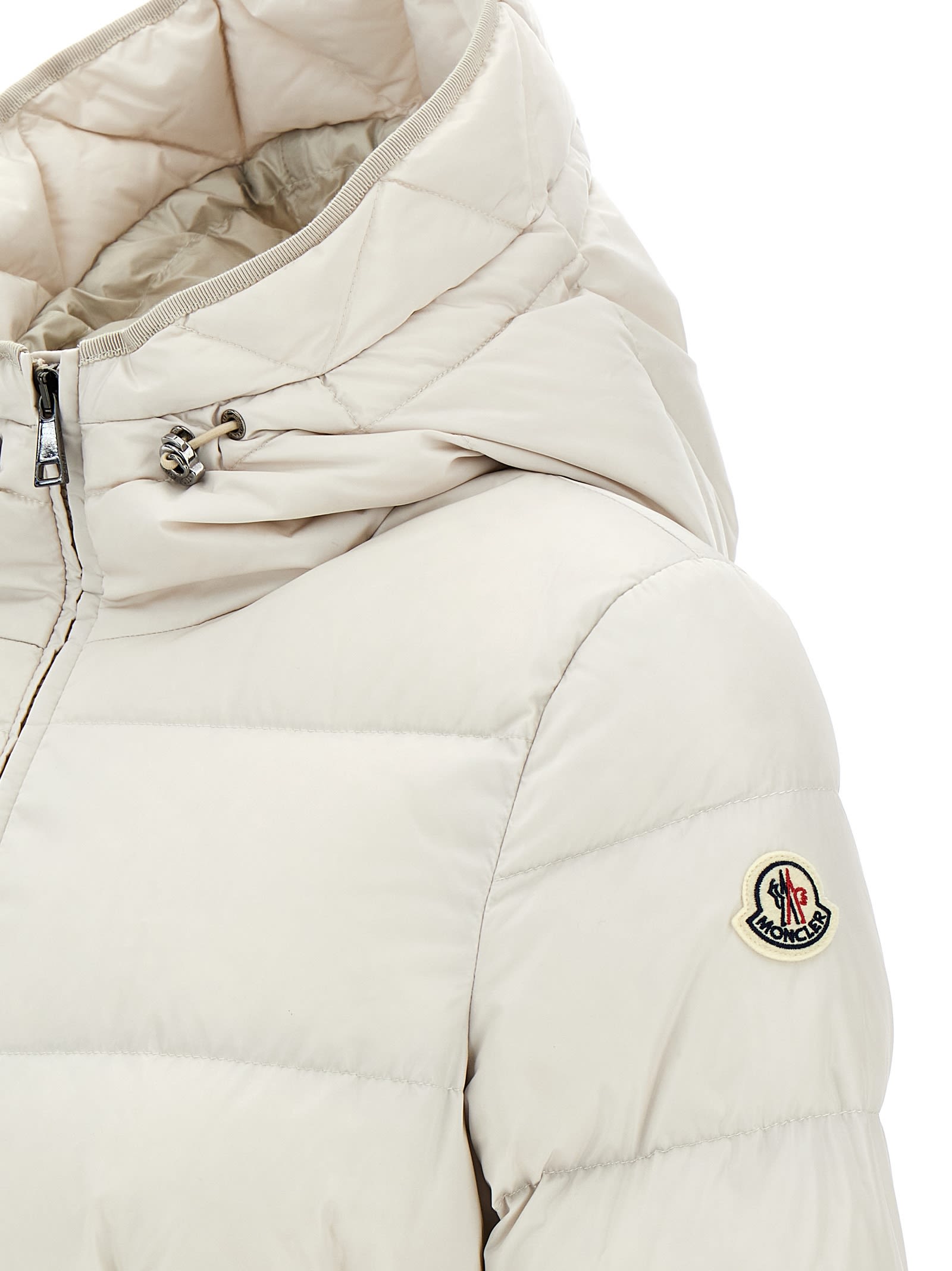 Shop Moncler Avoce Down Jacket In White