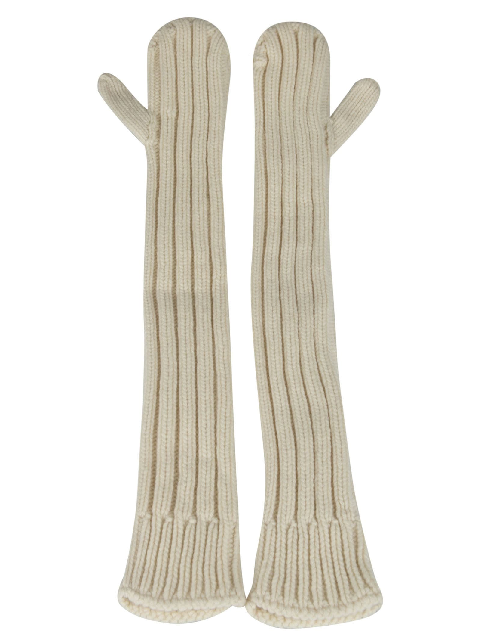 Sacai Plain Knit Gloves