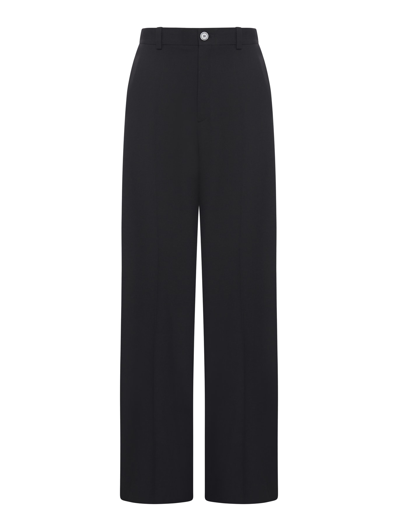 Balenciaga Tailored Pants Dry Wool Twill In Black