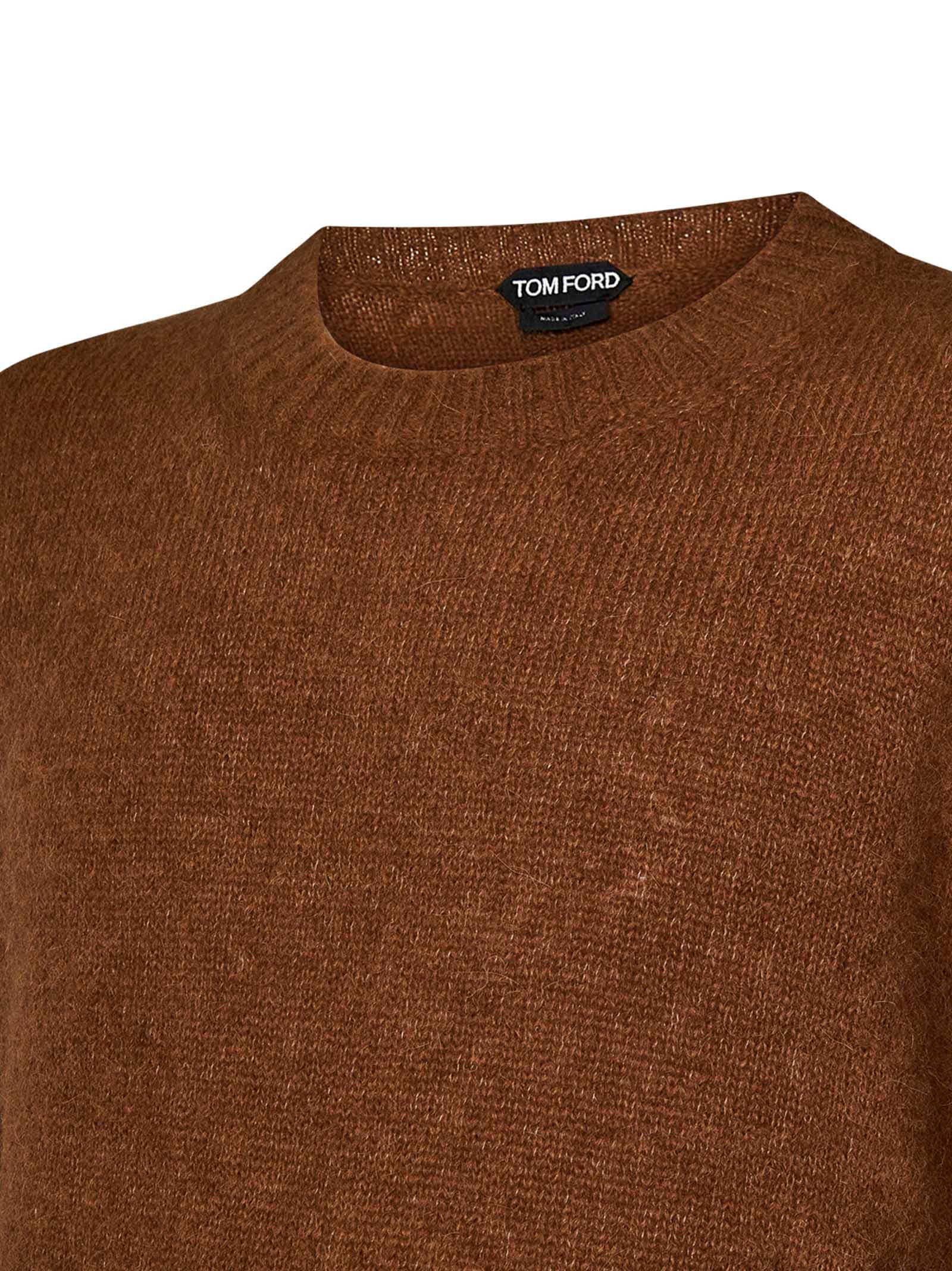 Shop Tom Ford Sweater In Brown