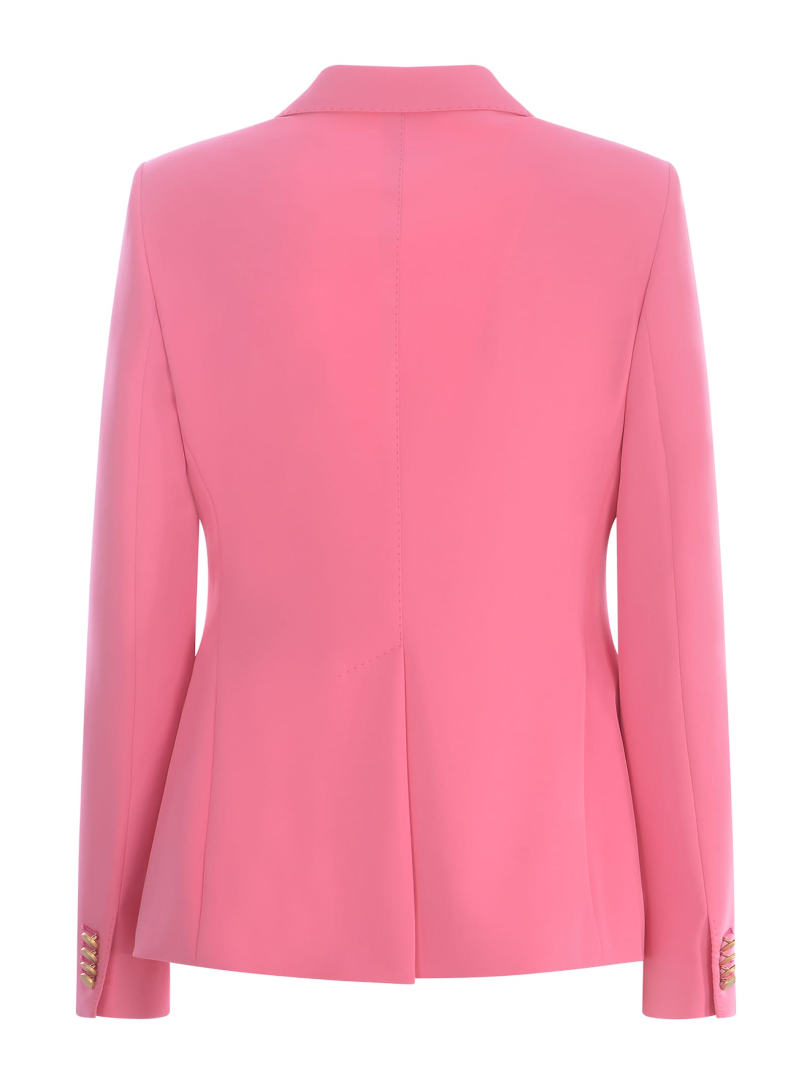 Shop Tagliatore Jacket Double-breasted  J-alicya In Cady In Rosa Scuro